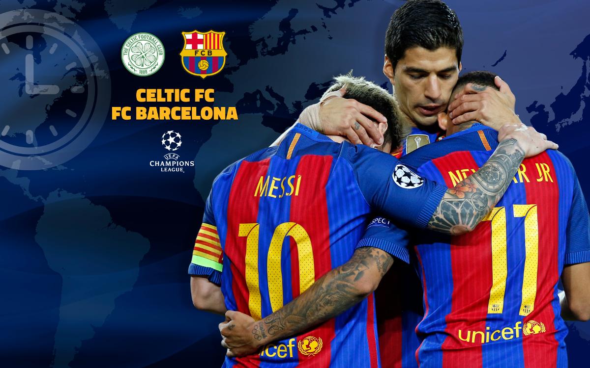 When and where to watch Celtic v FC Barcelona