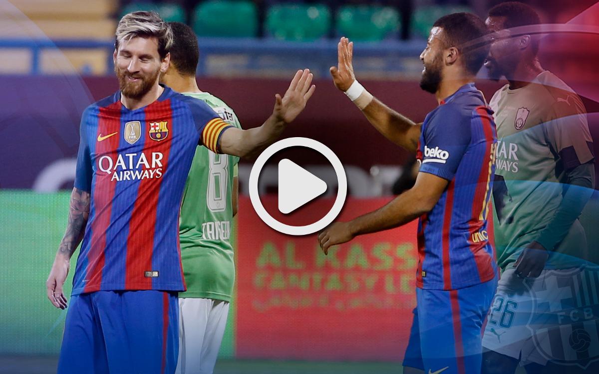 Video highlights: Al-Ahli Saudi FC v FC Barcelona