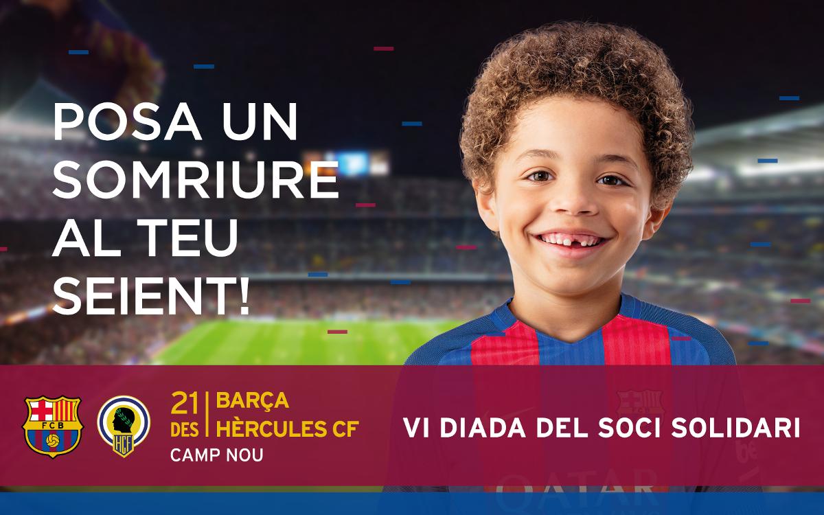 El Club allibera tot el Camp Nou per al partit solidari contra l’Hèrcules a la Copa