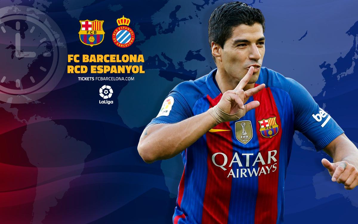 When and where to watch FC Barcelona v Espanyol