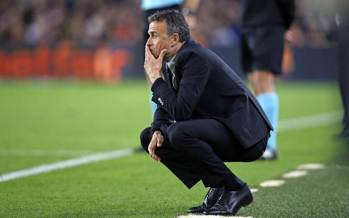 FC Barcelona manager Luis Enrique laments unrewarded effort against Málaga