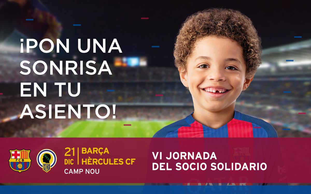 El Club libera todo el Camp Nou para el partido solidario contra el Hércules en la Copa
