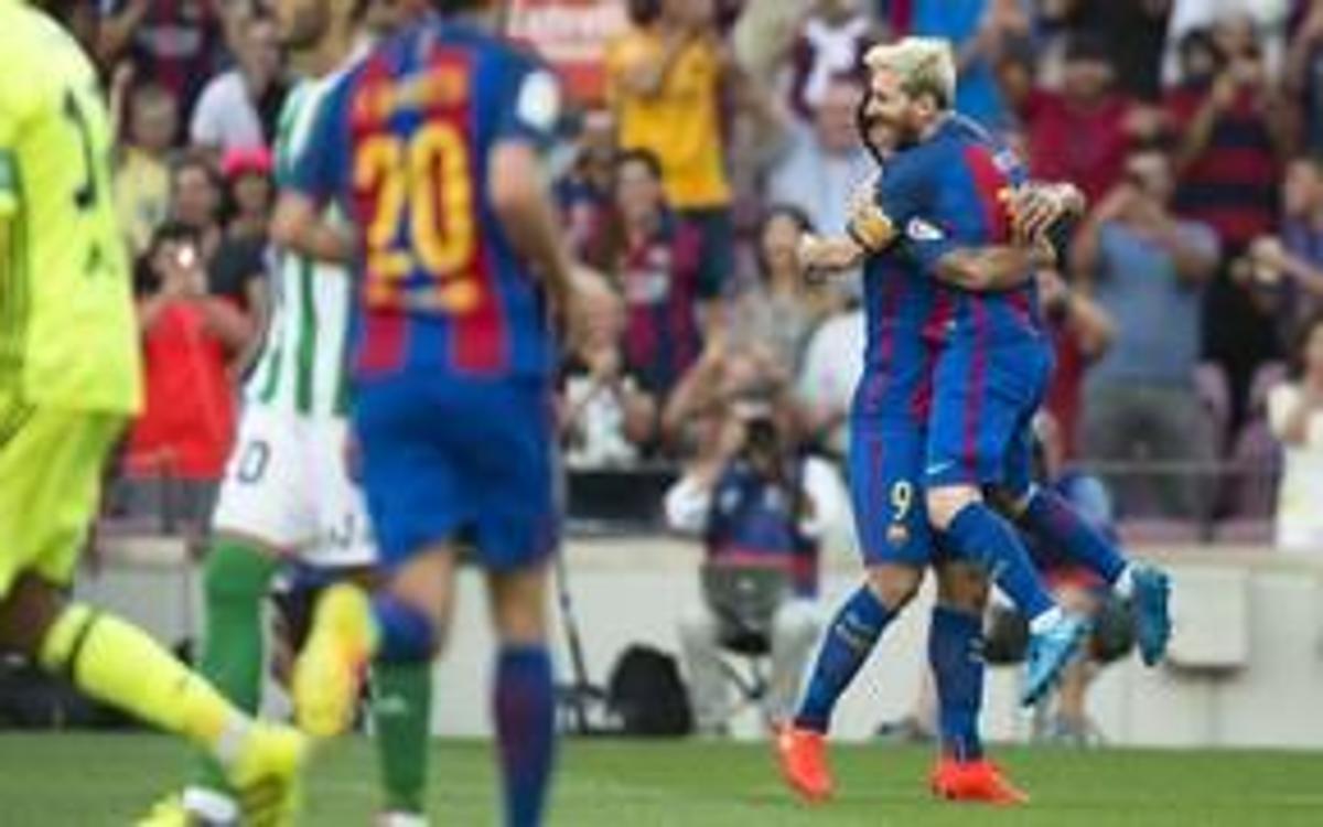 League video highlights: FC Barcelona - Real Betis
