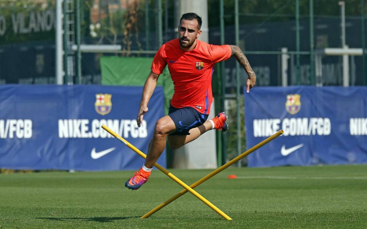 Second session for FC Barcelona squad without international players