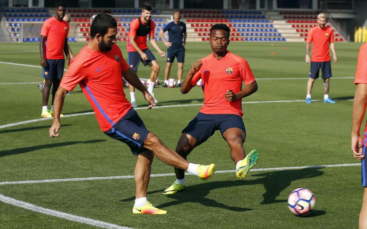 Weekly training plan before the match against Athletic Club