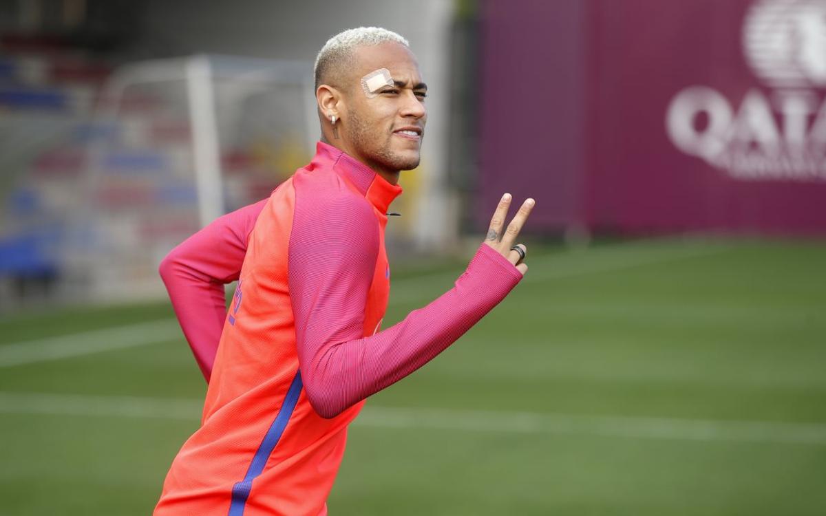Neymar Jr se incorpora a los entrenamientos