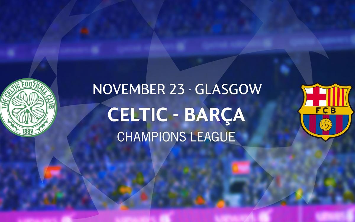 Ticket applications for FC Barcelona's game at Celtic Park