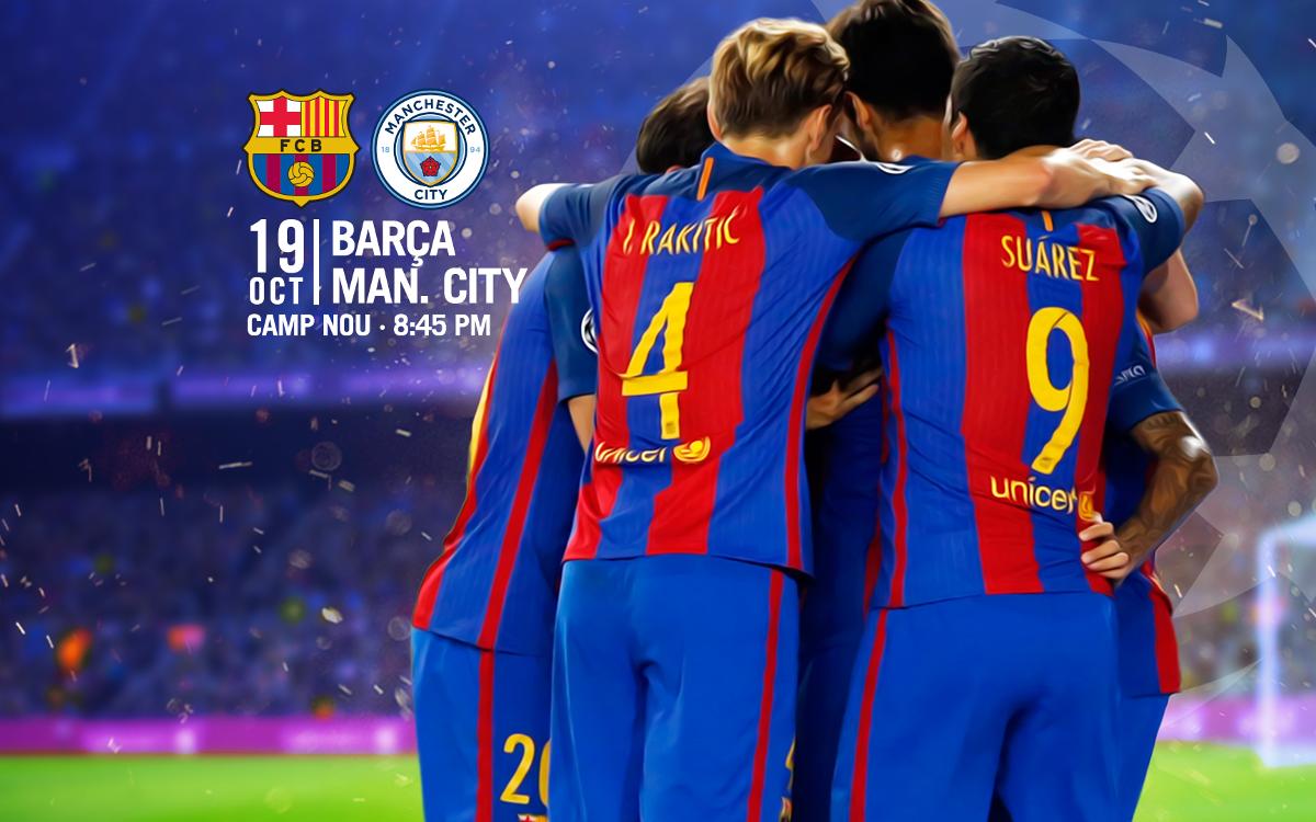 Sale of tickets for FC Barcelona v Manchester City