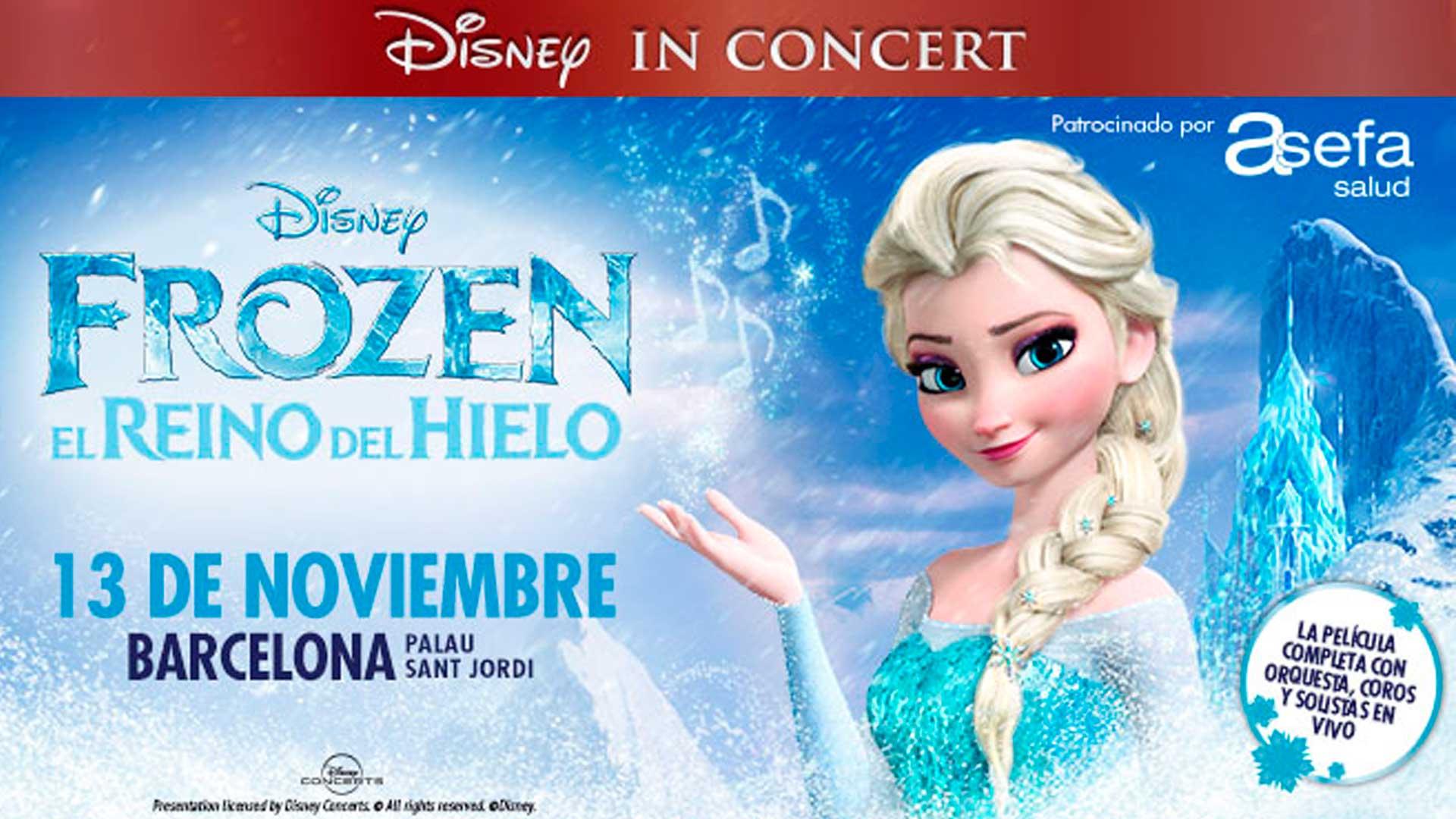 Cantina Iniciativa tierra principal Disney In Concert: Frozen, el Reino del Hielo' en el Palau Sant Jordi con  descuento para socios