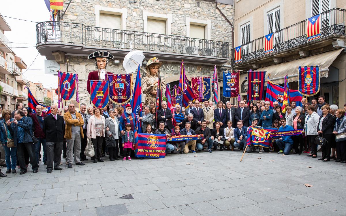 Sant Vicenç de Castellet se vuelca con el Barça y con su movimento peñístico