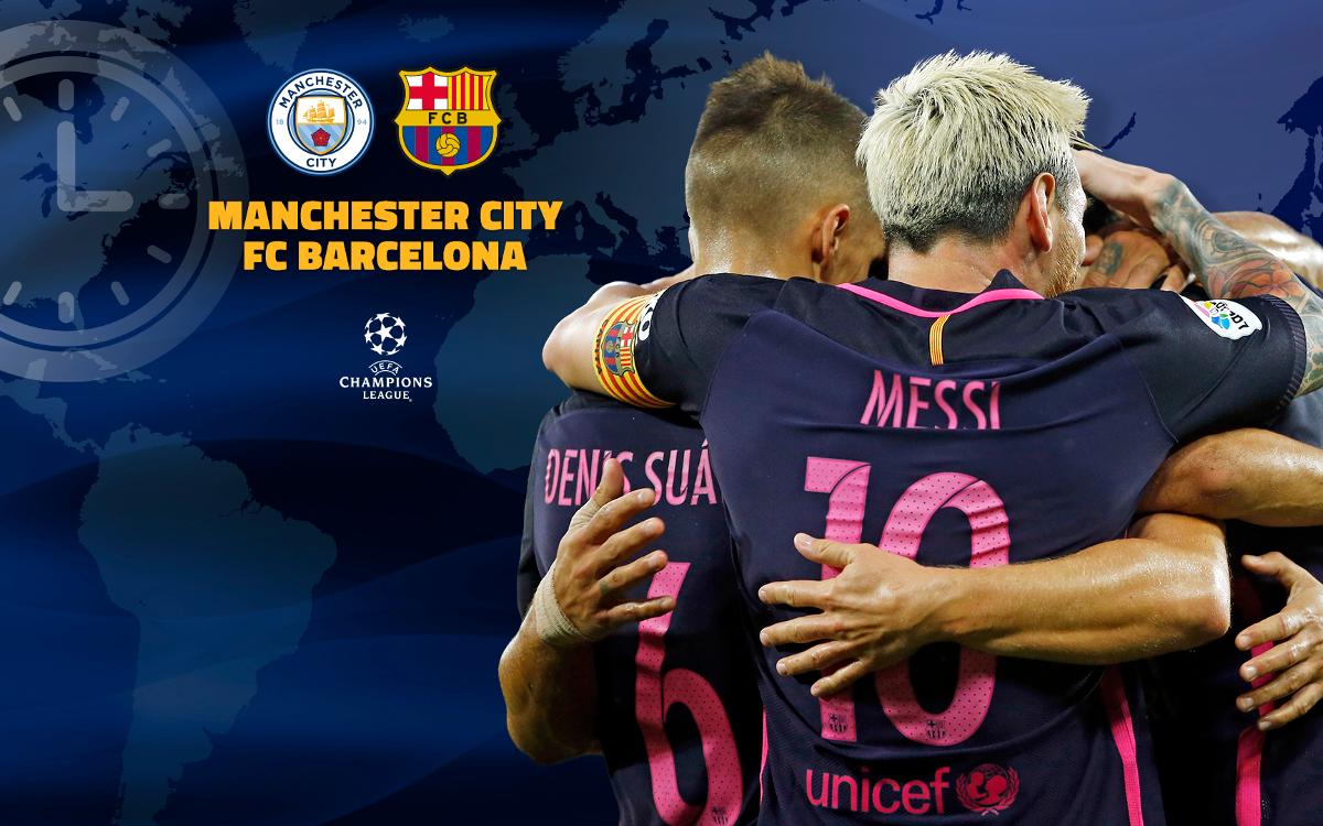 When and where to watch Manchester City v FC Barcelona