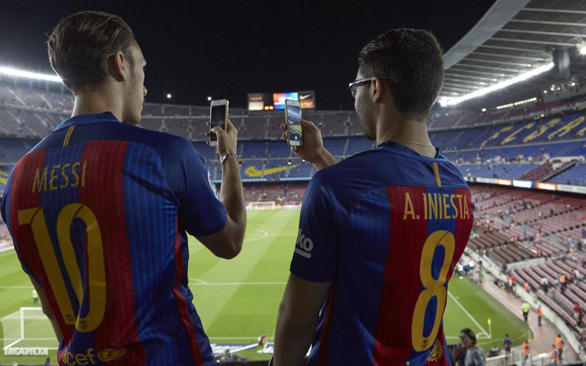 Nova wifi i nova app per als socis del FC Barcelona