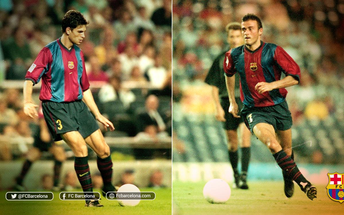 El año que coincidieron Luis Enrique y Pellegrino en el FC Barcelona