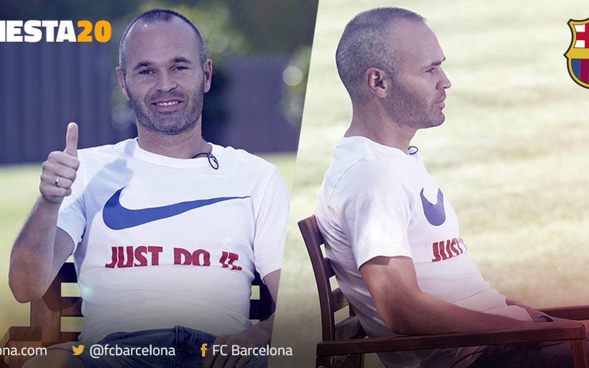 20 years in an FC Barcelona shirt for Andrés Iniesta