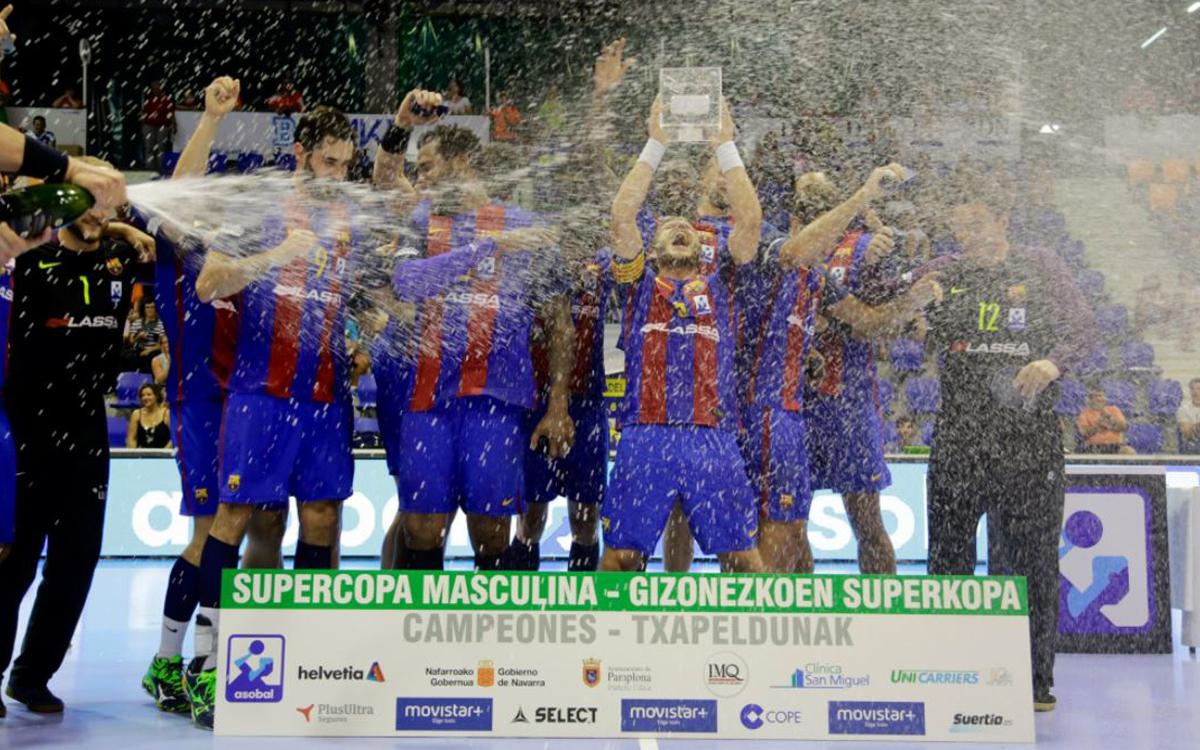 Dinovena Supercopa Asobal del FC Barcelona