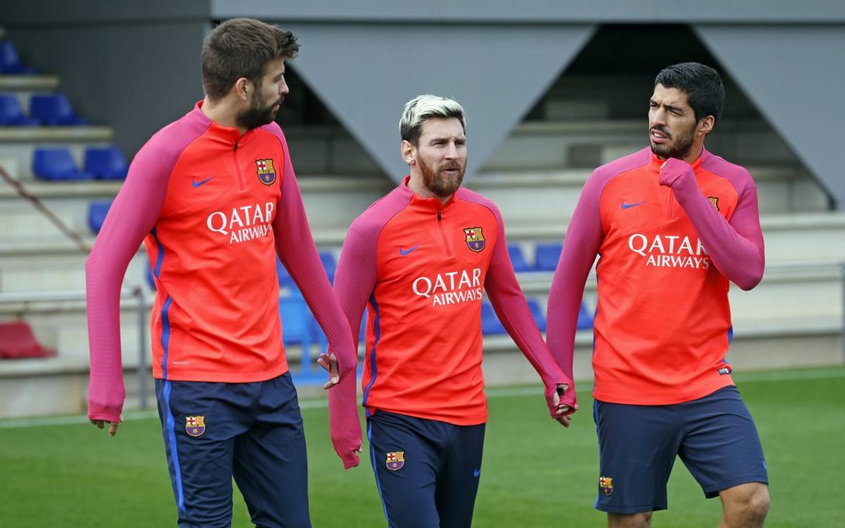 FC Barcelona continue preparations for Manchester City
