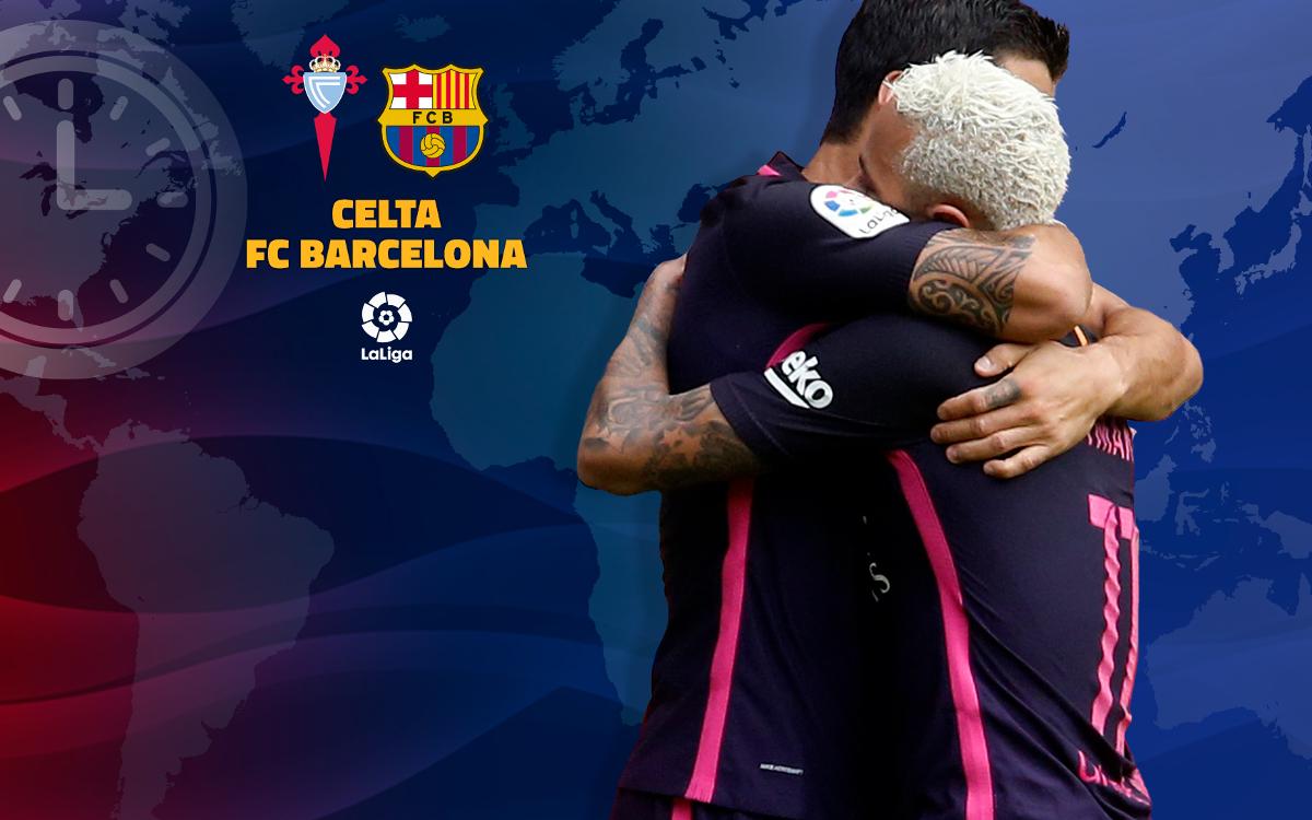 When and where to watch Celta v FC Barcelona