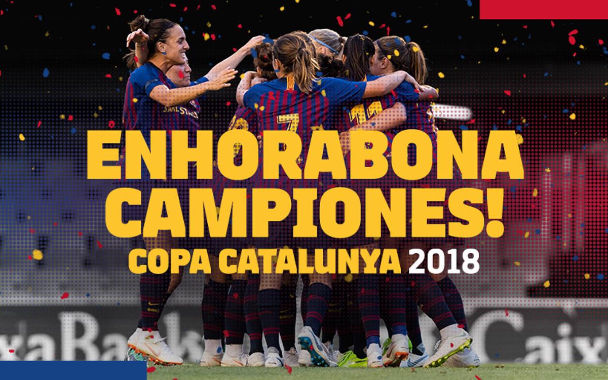 Novena Copa Catalunya en deu anys!