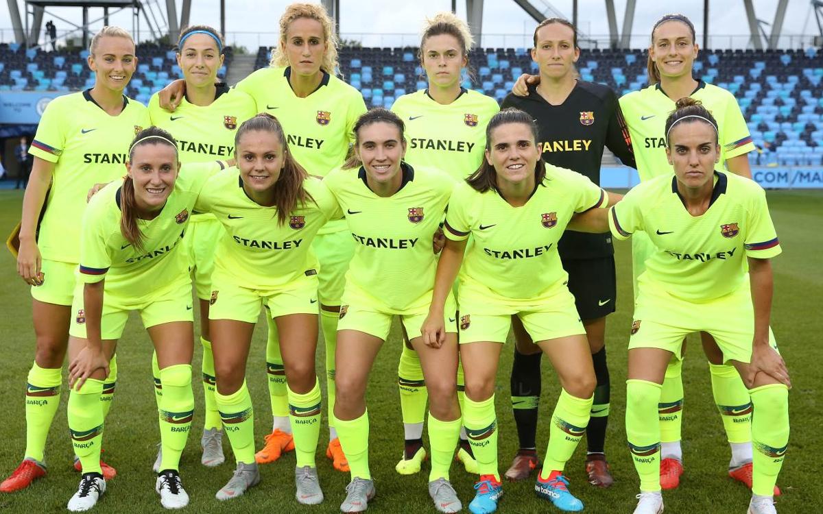 Manchester City vs Barça Women; Defeat in a tight contest (2-0)
