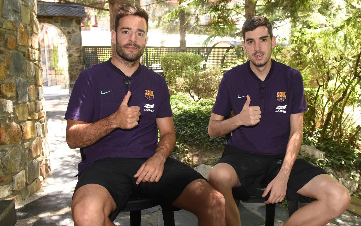 Dídac i Adri Ortego, més ADN de La Masia per al Barça Lassa
