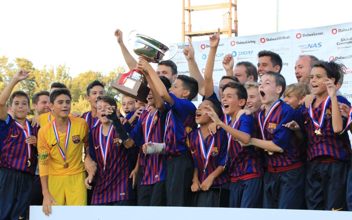 U14B team win Junior Soccer World Challenge in Japan