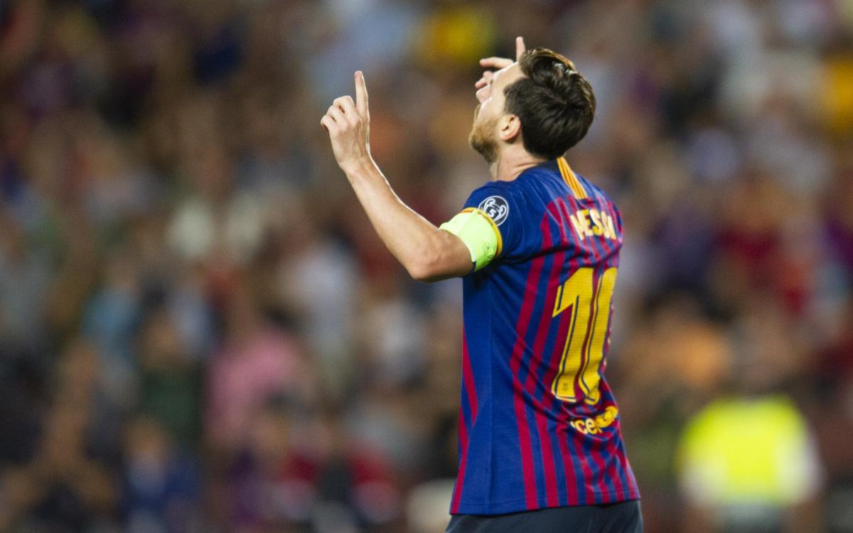 Leo Messi vuelve a la Champions por la puerta grande