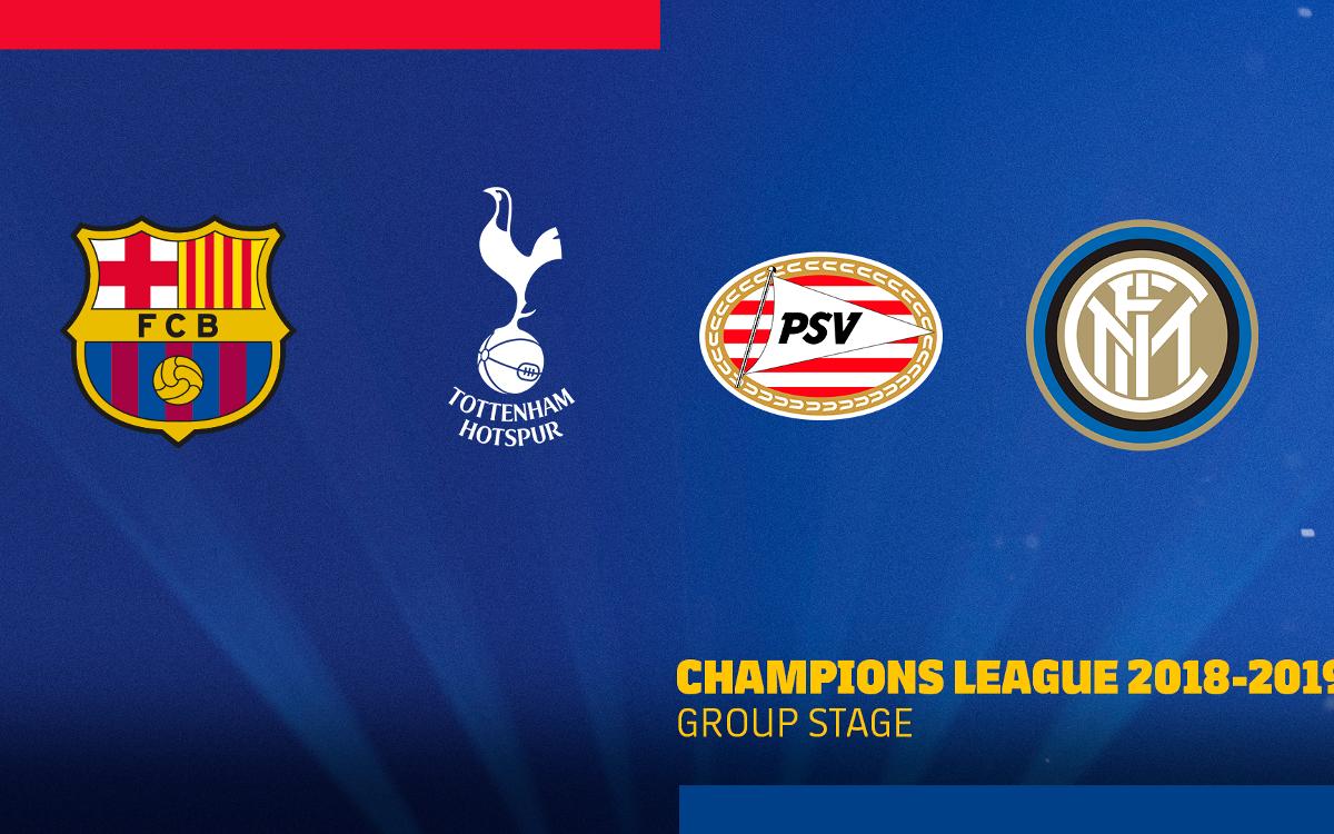 Tottenham, PSV Eindhoven e Inter de Milán, rivales en la fase de grupos de la Champions