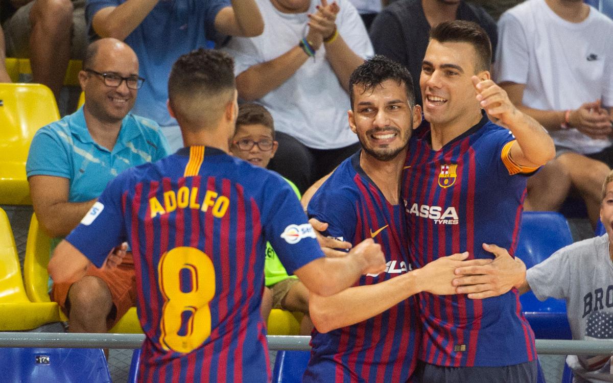 FC Barcelona Lassa - Ribera Navarra: Estreno liguero con victoria (6-2)