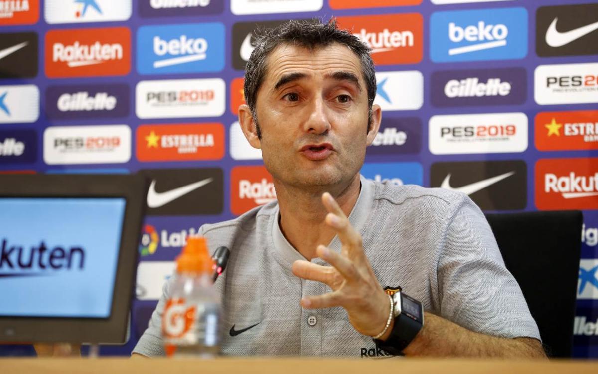 Ernesto Valverde: “És un partit històricament difícil”