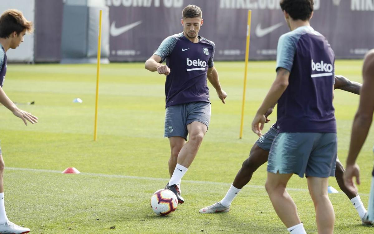 Barça trains anew minus those players on international duty