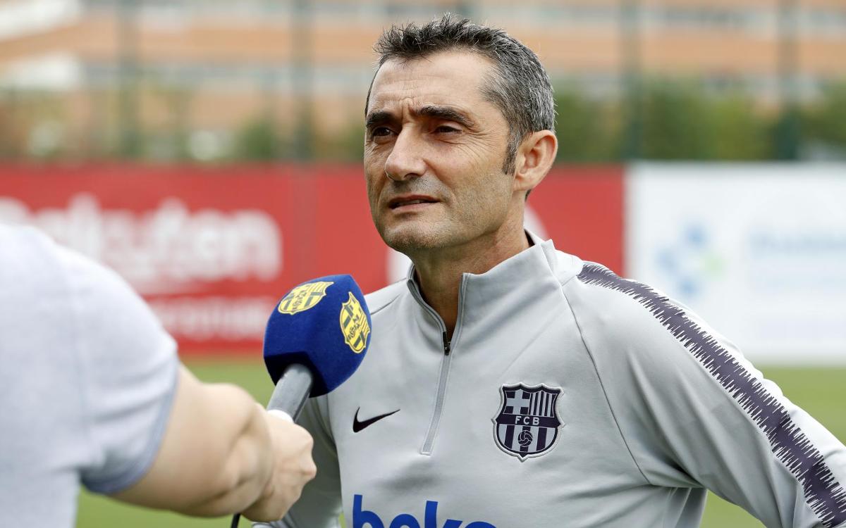 Ernesto Valverde: “Ens ha tocat un grup difícil a la Champions”