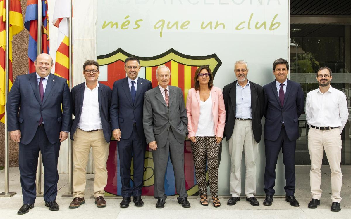 El FC Barcelona i la Fundació Ernest Lluch prorroguen el seu acord de col·laboració fins al 2020