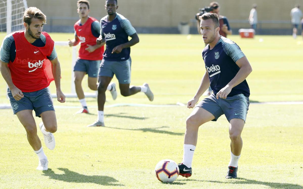 Recovery training session ahead of Athletic Club match