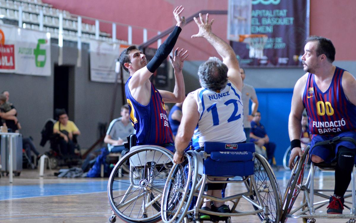 El Barça de baloncesto en silla de ruedas quiere seguir sumando victorias antes de salir de Sant Feliu