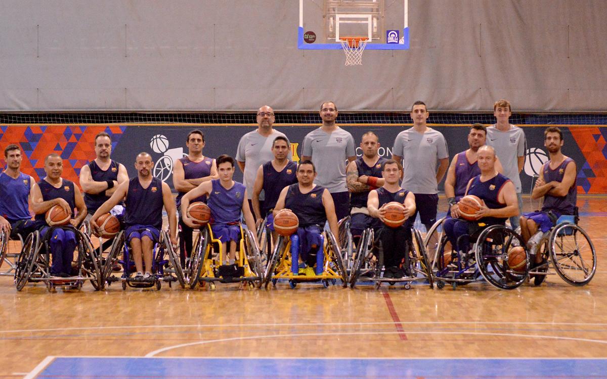 El Barça de Baloncesto en silla de ruedas estrena temporada
