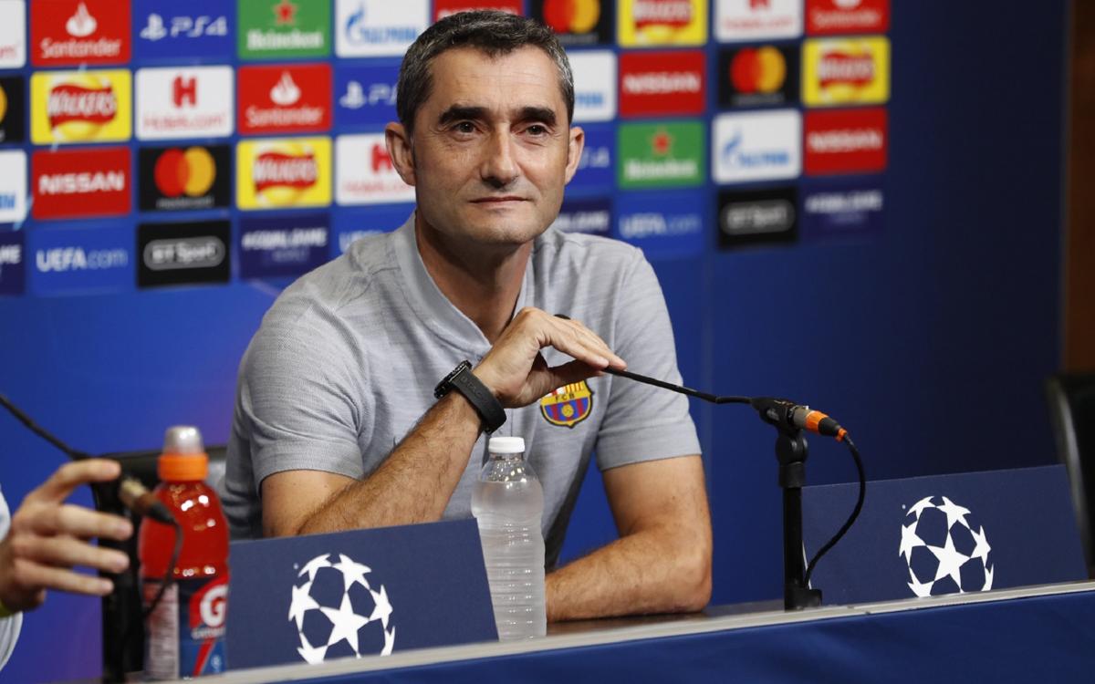 Ernesto Valverde: “Estic segur que l’equip farà un gran partit”