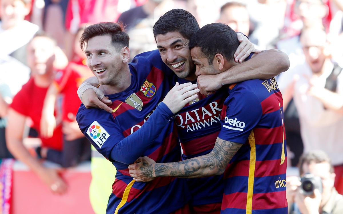 Luis Suárez supera a Dani Alves como máximo asistente a Lionel Messi en la Liga