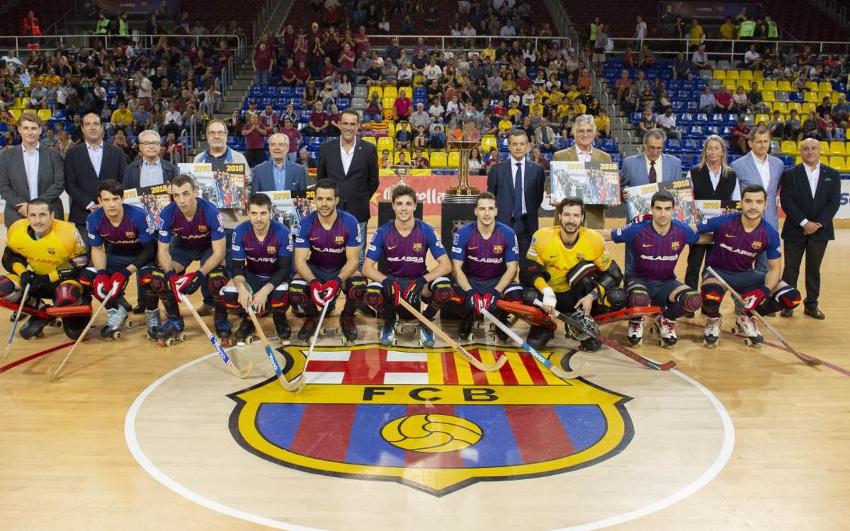 Emotiu homenatge als primers campions d’Europa del FC Barcelona
