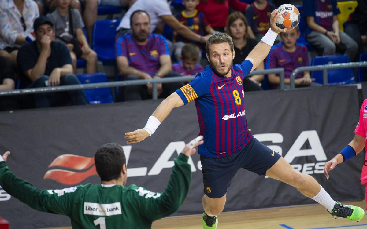 Barça Lassa – BM Blendio Sinfín: Gran victòria al Palau per reafirmar el liderat (43-19)