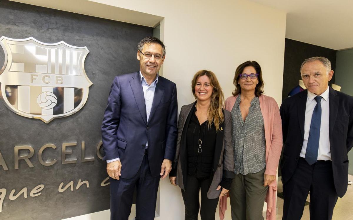 Ampliación del acuerdo entre el Barça y el Institut Ramon Llull para la proyección exterior de la lengua y la cultura catalanas
