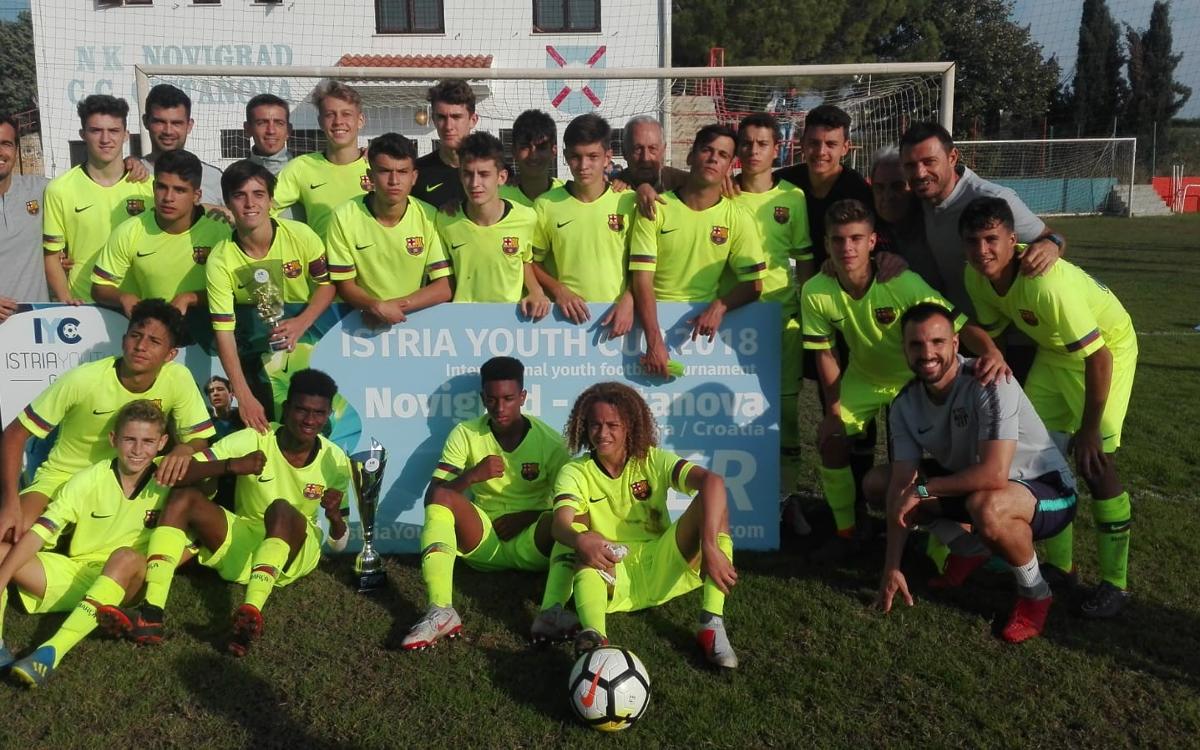 El Cadete A gana la Istria Youth Cup en Croacia