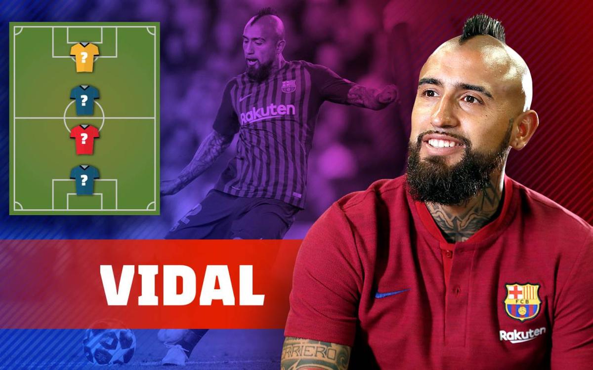 Vidéo - Le top 4 des joueurs historiques préférés d'Arturo Vidal