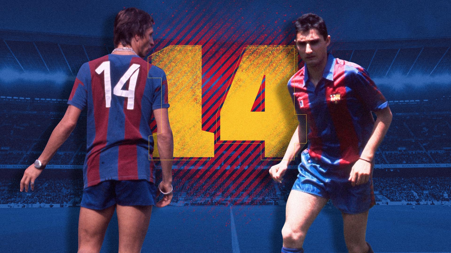 The number 14, Cruyff and Valverde