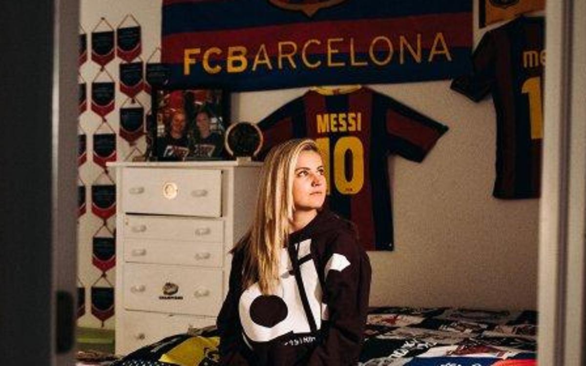 Lindsay Horan tells her Barça anecdotes in The Players' Tribune
