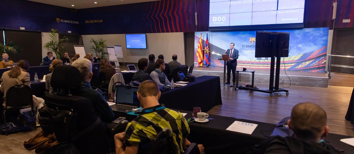 Barça hosts first meeting of European football's disability access officers