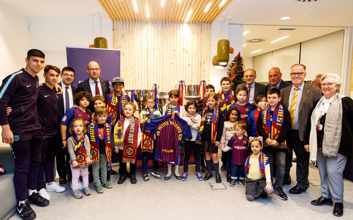 Inaugurada oficialment la Penya Blaugrana Petits Valents SJD