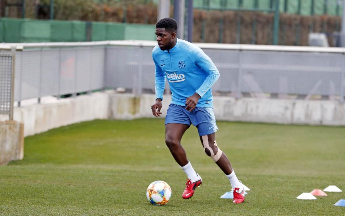 Umtiti continues his recovery in Thursday training