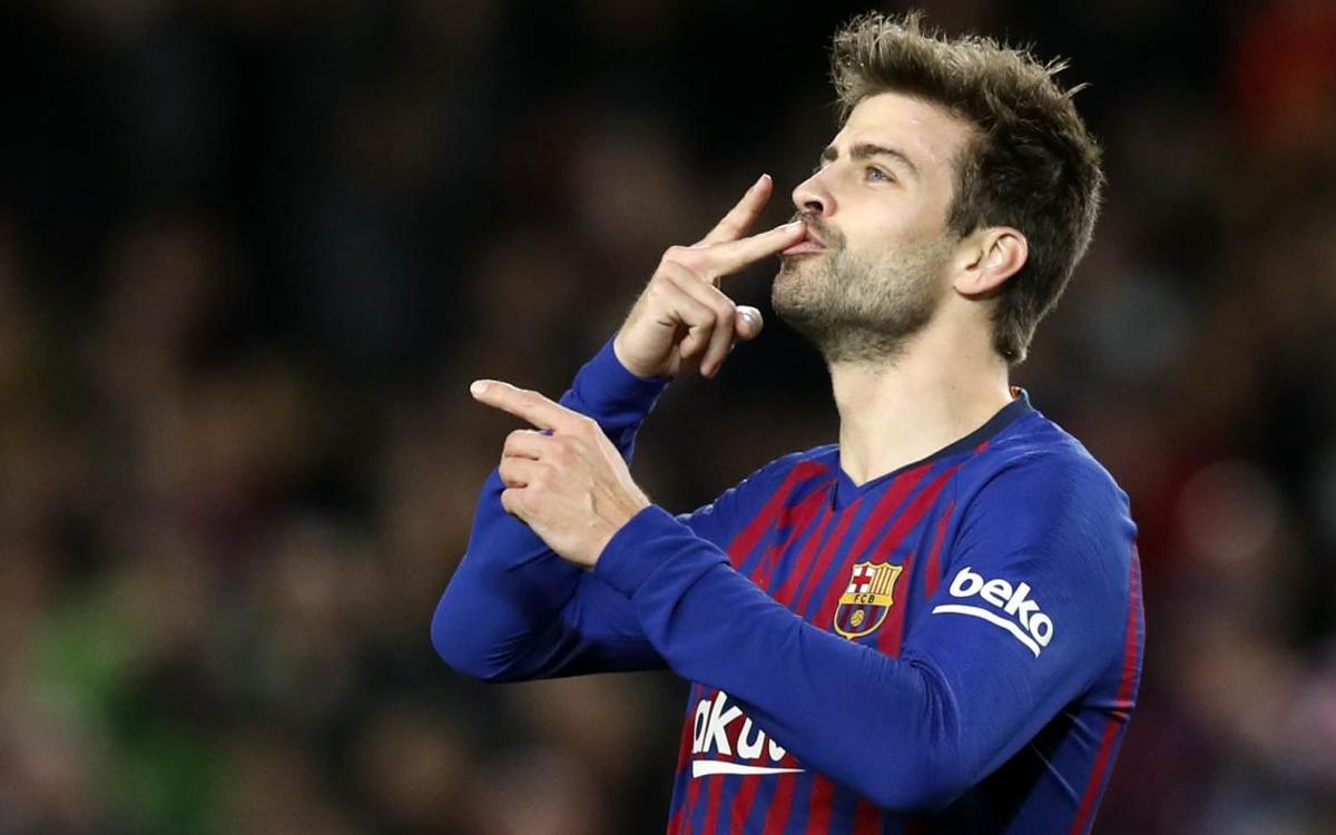 Piqué, the outfield player who has featured most in La Liga