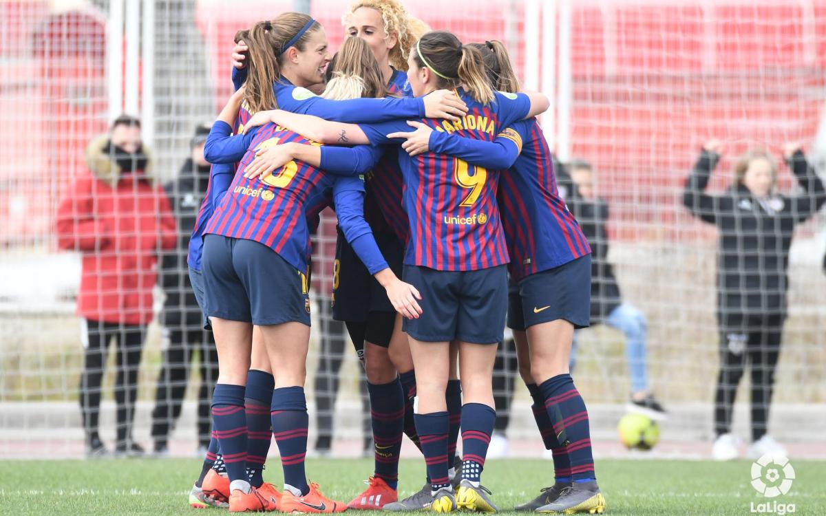 Rayo Vallecano - Barça Femenino: Goleada para seguir al líder (0-4)