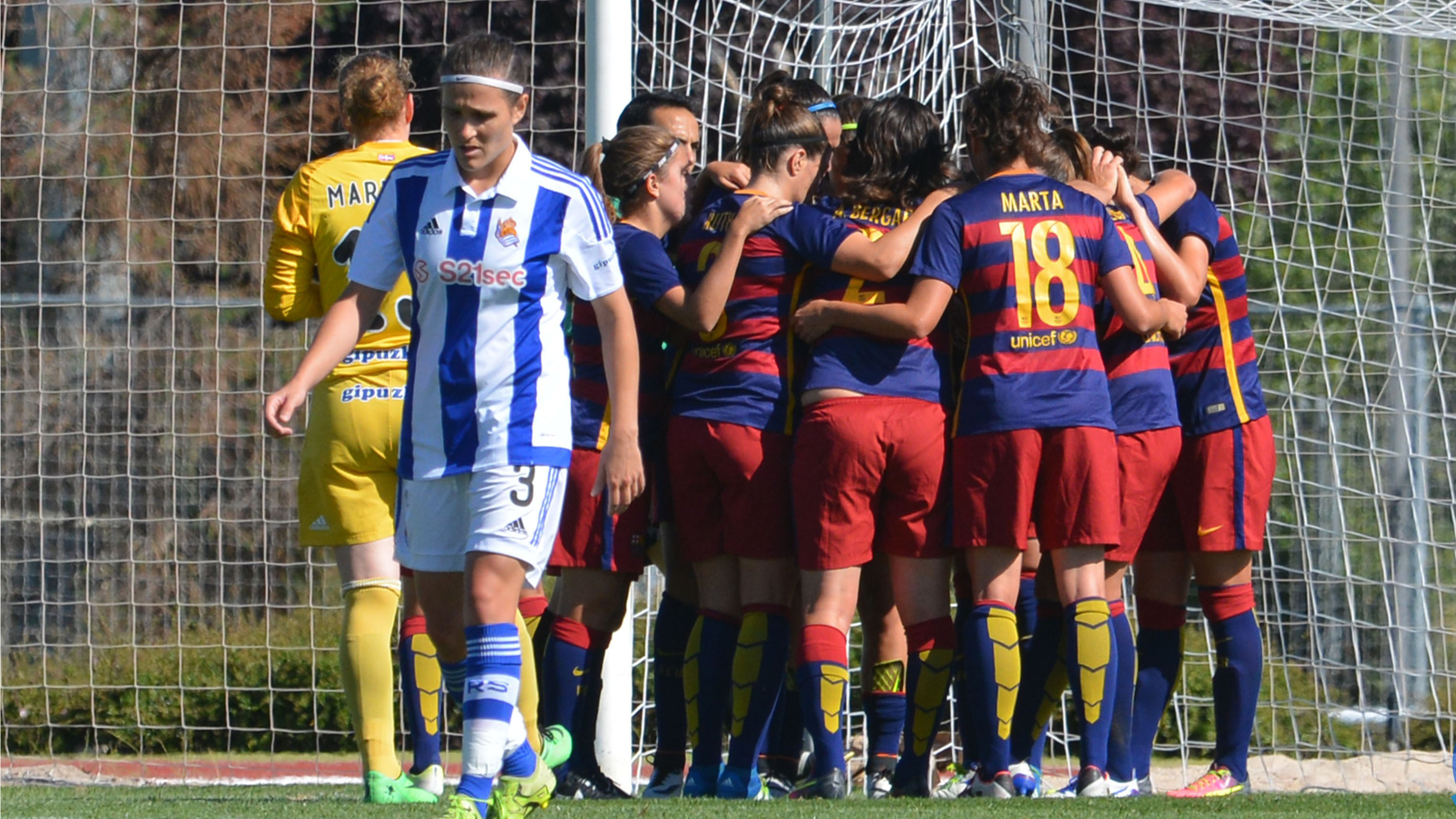 Real Sociedad - FC Barcelona Femenino: Directas hacia las semifinales (1-5)